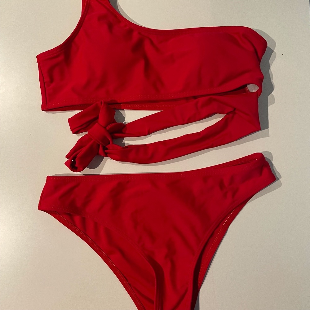 Red Bikini Set